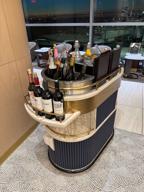 jfk airport beverage cart